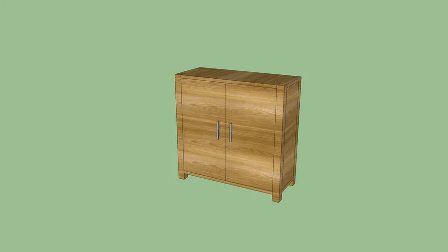 bezig satire samenzwering Eiken kastje / oak cabinet | 3D Warehouse