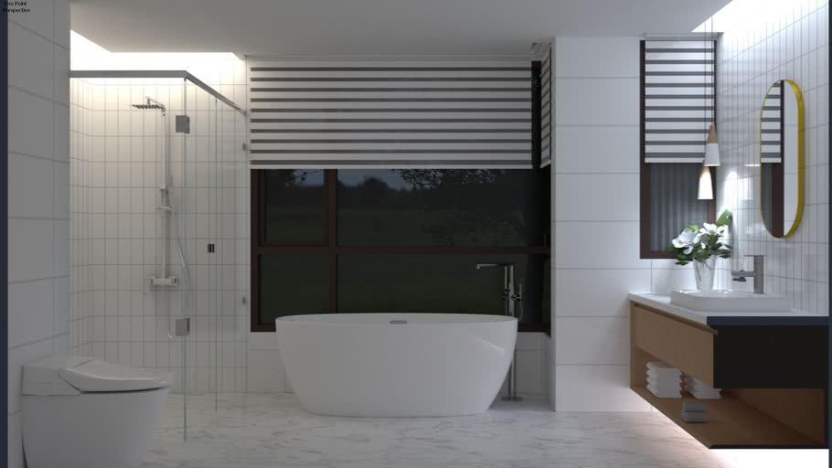 bathroom design vray 3D Warehouse