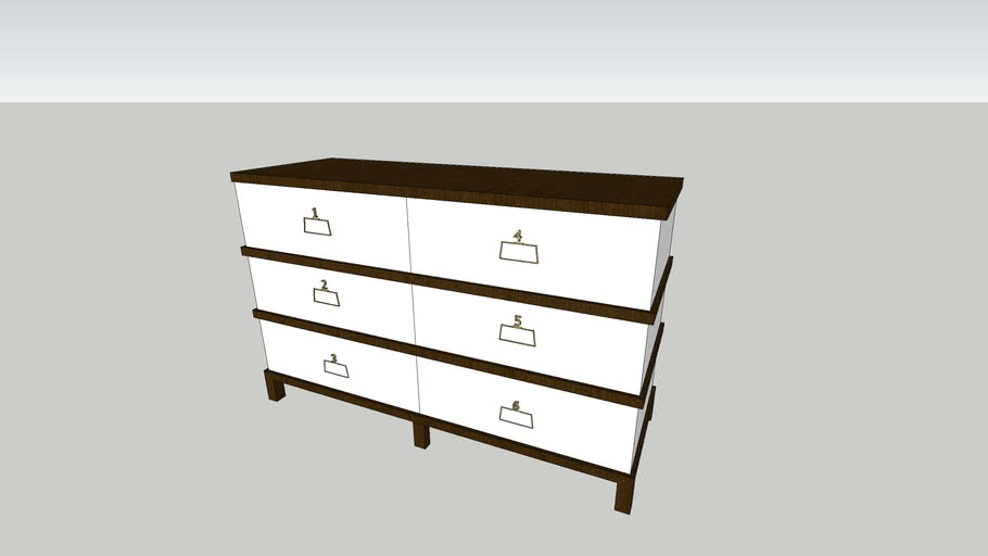 Lafayette Chest by Baker | 3D Warehouse
