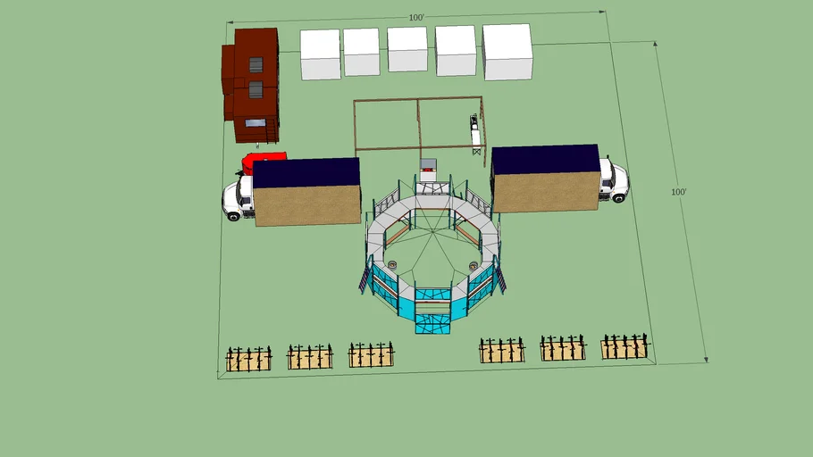 Camp Layout of Things That Kind of Exist 07_17 | 3D Warehouse