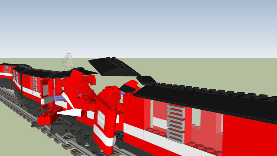 Lego Train Crash 3D Warehouse