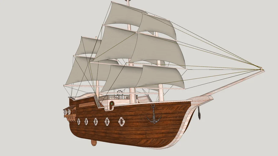 Pirate Boat ship 3D Warehouse
