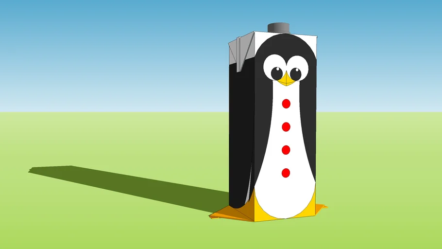 tetra pak penguin | 3D Warehouse
