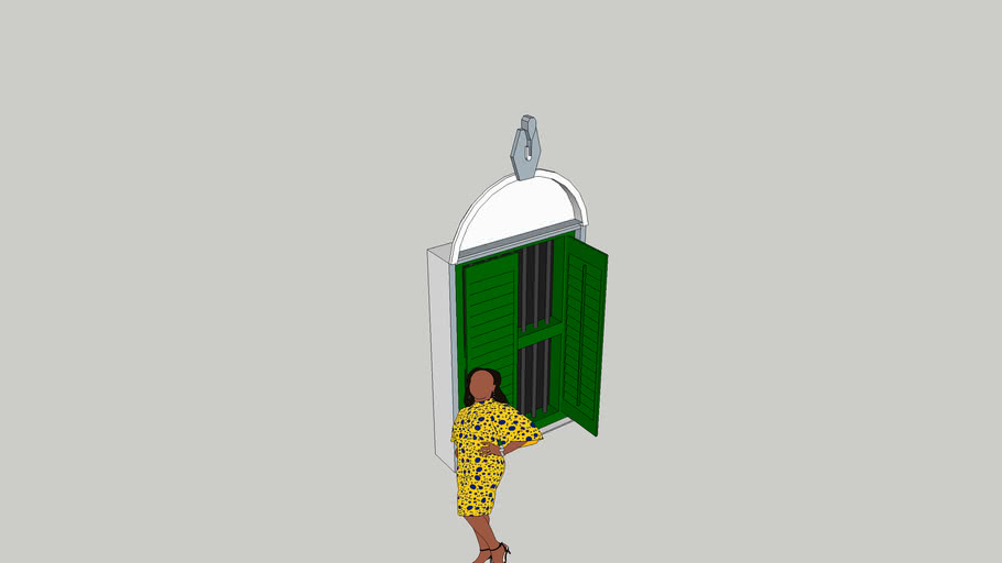 old style bengali window 3D Warehouse
