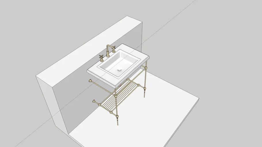 Console Sink 3D Warehouse