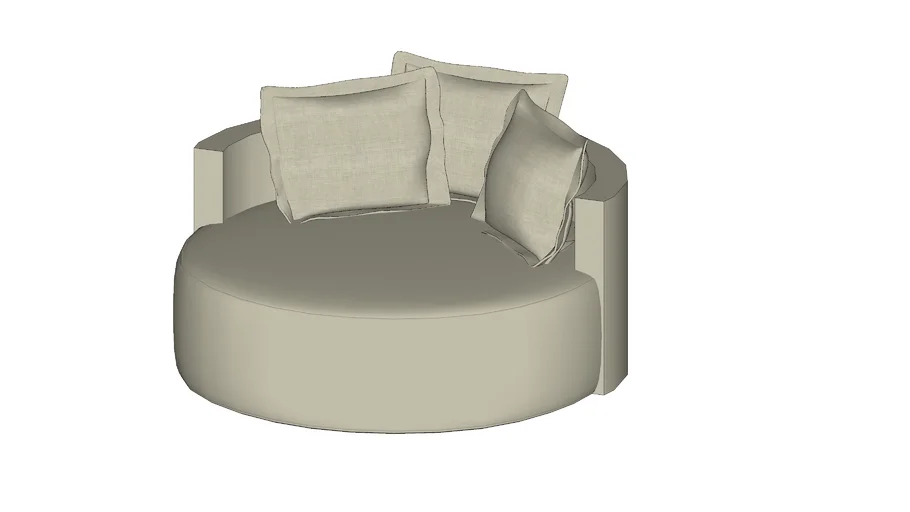 sofá puff - - 3D Warehouse