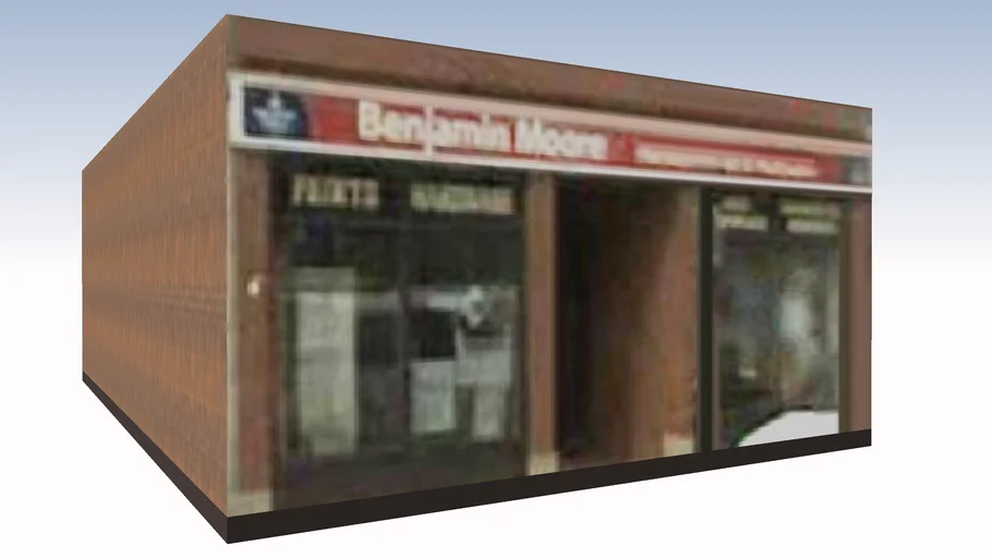 Benjamin Moore Paint and Wallpaper Store 3D Warehouse
