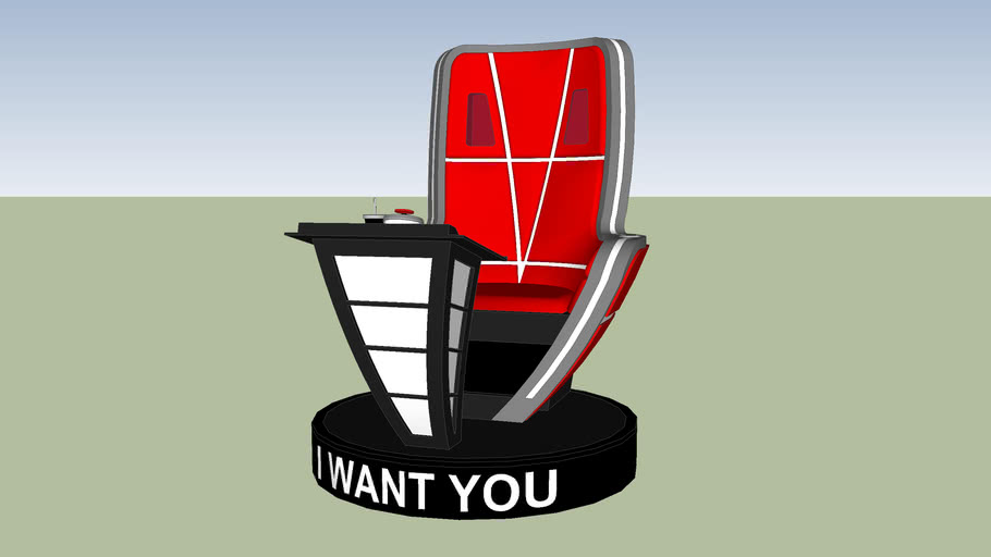 The Voice Chair USA Season 14 3D Warehouse