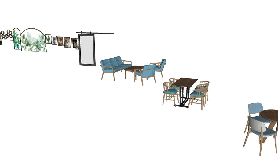 coffee furniture 3D Warehouse