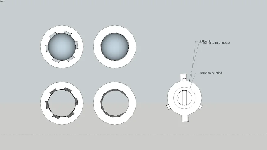 Barrel rifling jig | 3D Warehouse
