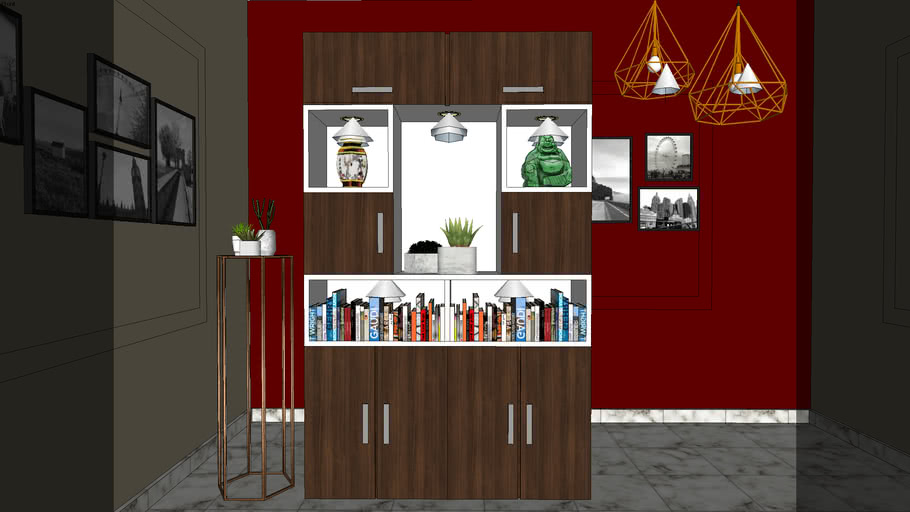 crockery unit 3D Warehouse
