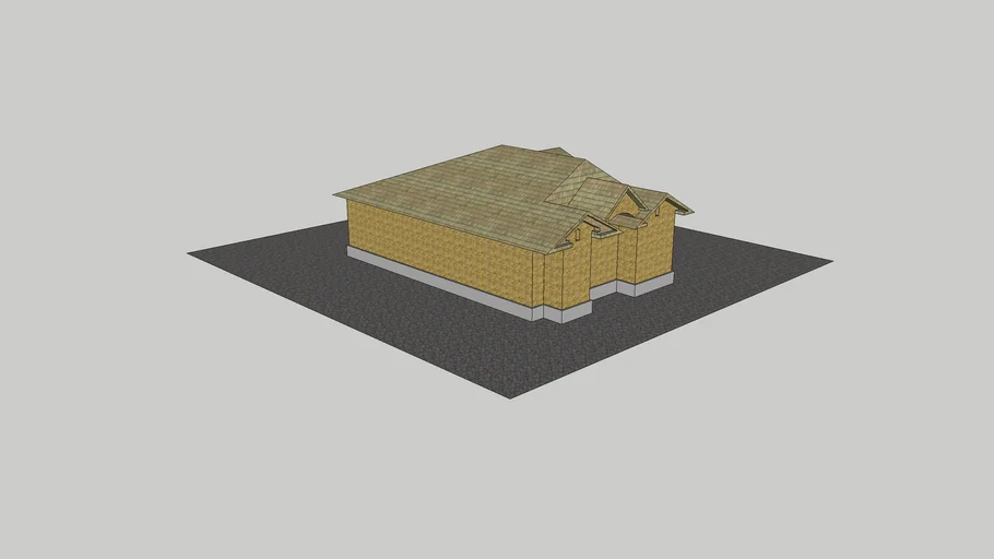 Sloped Roof House 3d Warehouse