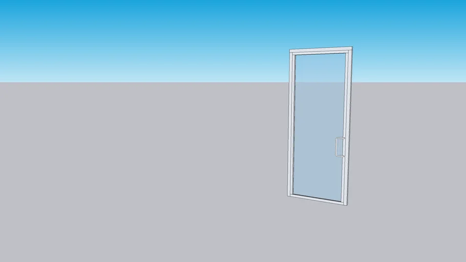 Storefront System Door | 3D Warehouse