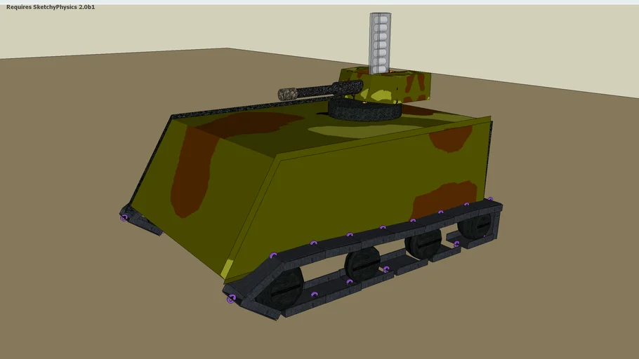 HELP! Trouble with tank tracks | 3D Warehouse