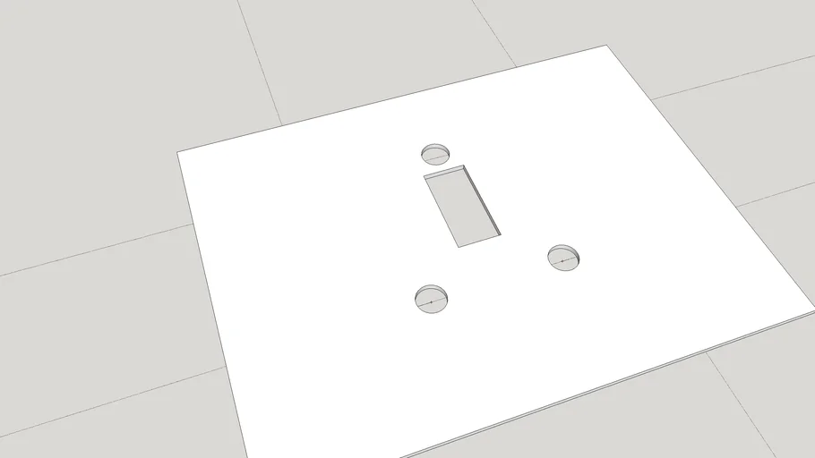 Wall plate for Honeywell Home T9 Smart Thermostat 3D Warehouse