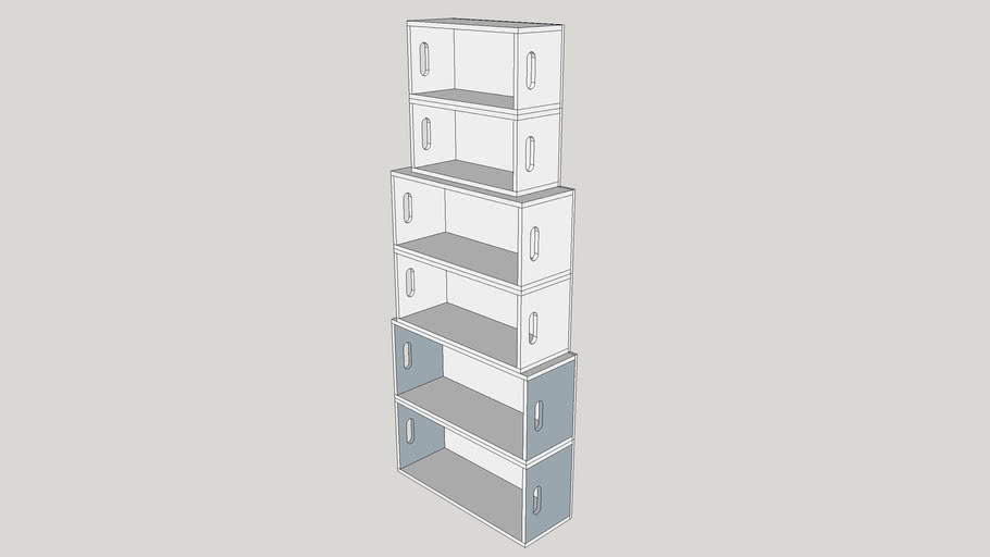 Jefferson Book Boxes - revised | 3D Warehouse
