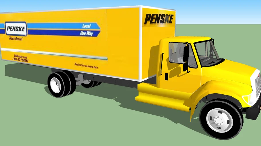 PENSKE Moving Truck Retextured | 3D Warehouse