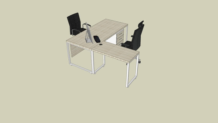 indachi office table | 3D Warehouse