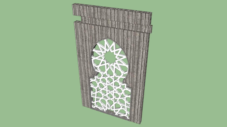 partition wall decorative arch 3D Warehouse