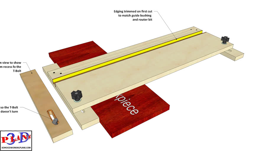 Exact Width Dado Jig 3D Warehouse