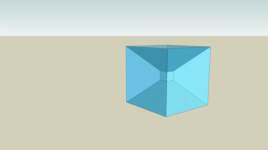 Tesseract in a box 3D Warehouse