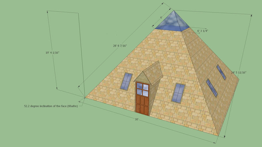 Pyramid House Concept 3D Warehouse