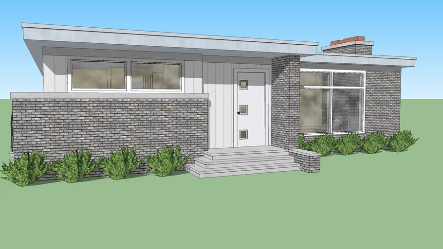 Retro House 3D Warehouse