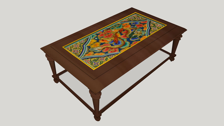 TIBETAN ARTISTIC CENTER TABLE 3D Warehouse
