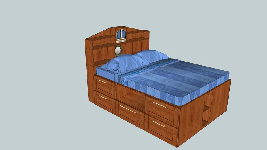 Storage Bed 3D Warehouse