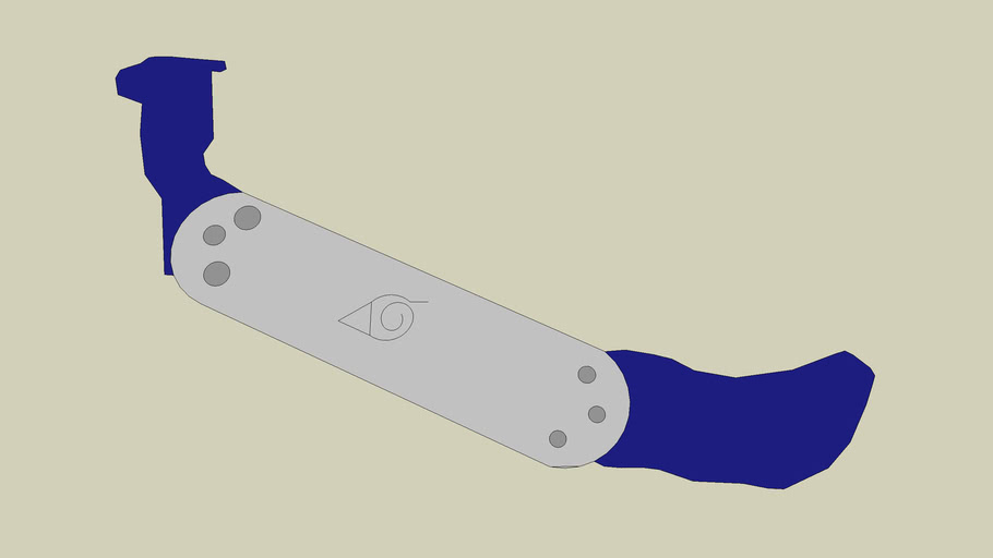 Naruto Headband 3D Warehouse