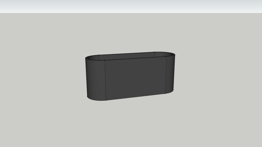 Rubbermaid Brute Stock Tank Black 100Gal 3D Warehouse