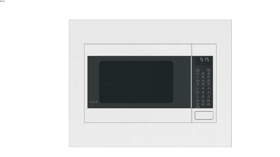 GE "Café" 1.5 Cu. Ft. Smart Countertop Convection/Microwave Oven Matte White with Trim Kit