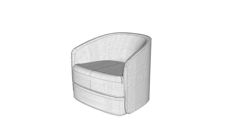New Works Convent Lounge chair 3D Warehouse