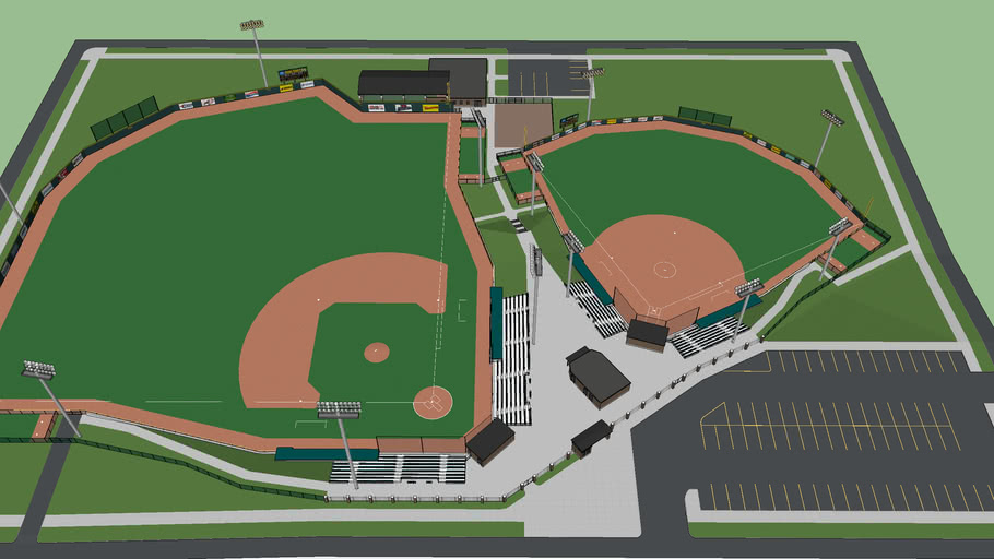 Baseball Softball Complex 3D Warehouse