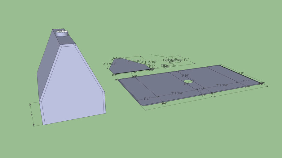 Maple Syrup Evaporator Hood revision d 3D Warehouse