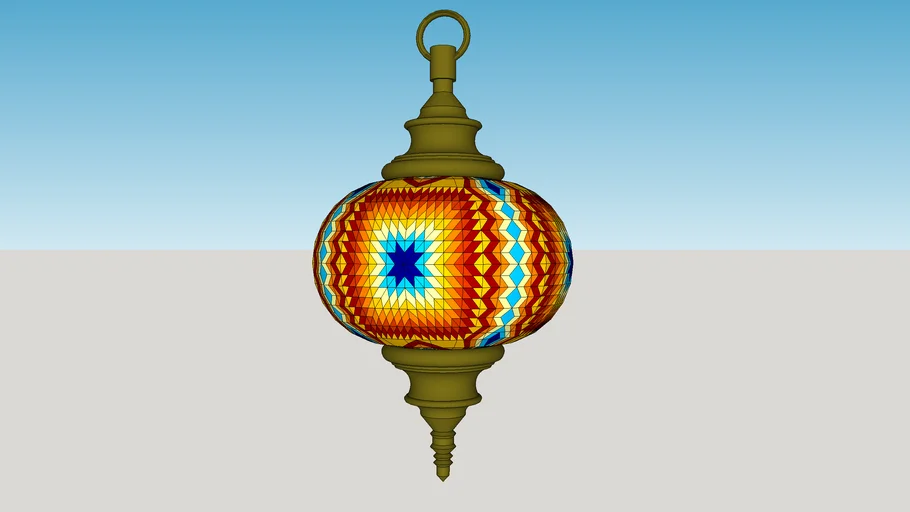 Turkish Mosaic Lamp 4 3D Warehouse