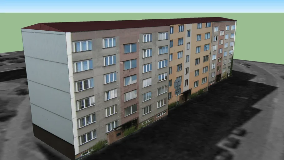 Sosnová 3 paneláky | 3D Warehouse