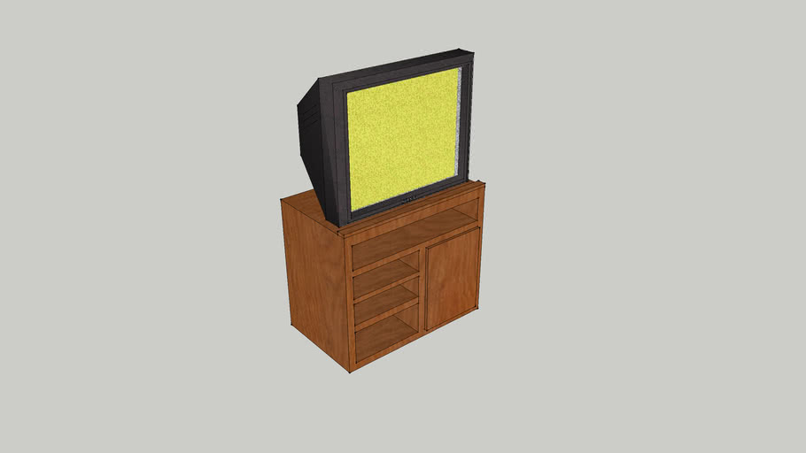 Sony TV on Stand 3D Warehouse