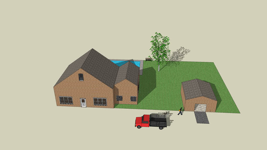 pense house 3D Warehouse