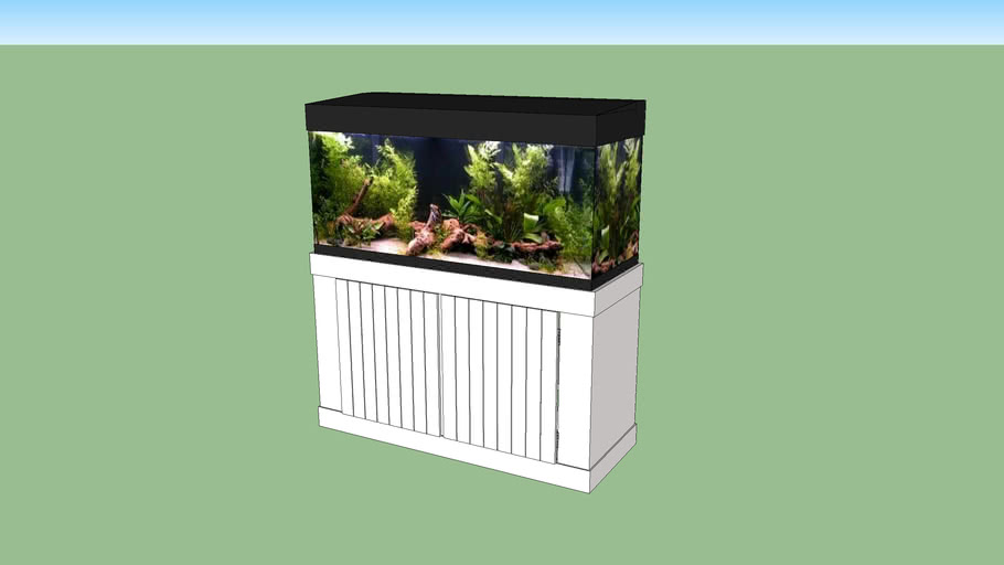 75 Gallon Fish Tank Decorated 3D Warehouse