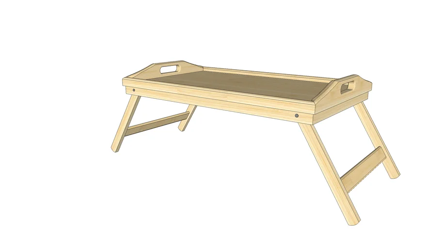 Bed Tray/Folding Table 3D Warehouse