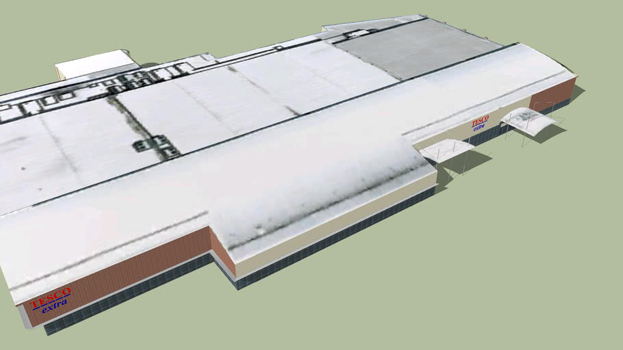 Tesco Extra Superstore, Hamilton District, Leicester 3D Warehouse