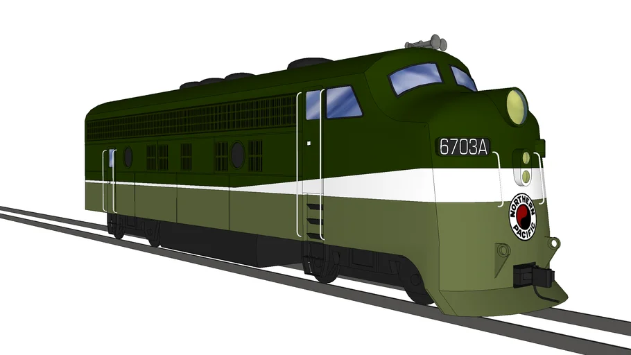 EMD F9 Diesel 3D Warehouse