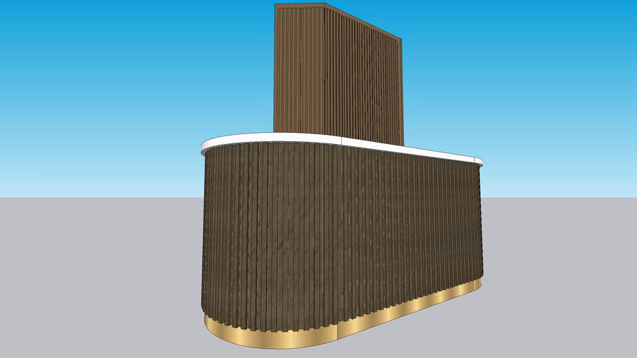 Receptionist table 3D Warehouse