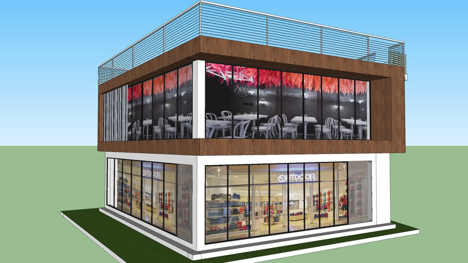 commercial shop 3D Warehouse