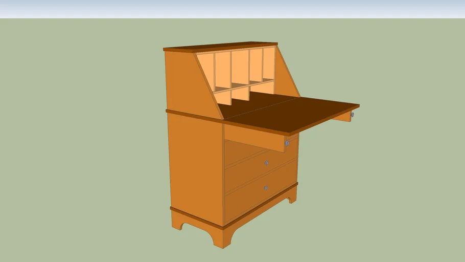 Writing desk | 3D Warehouse