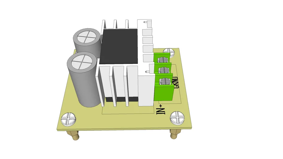 Dc to DC Converter 3D Warehouse