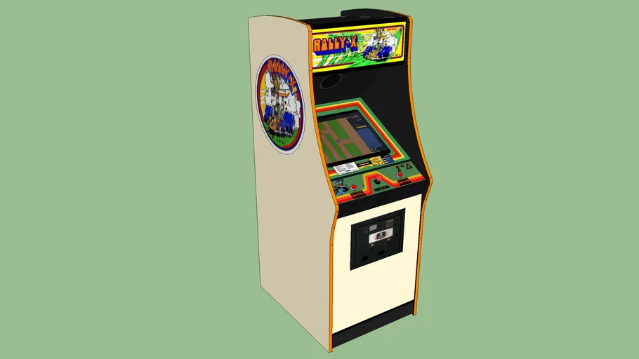 rally x arcade game - - 3D Warehouse