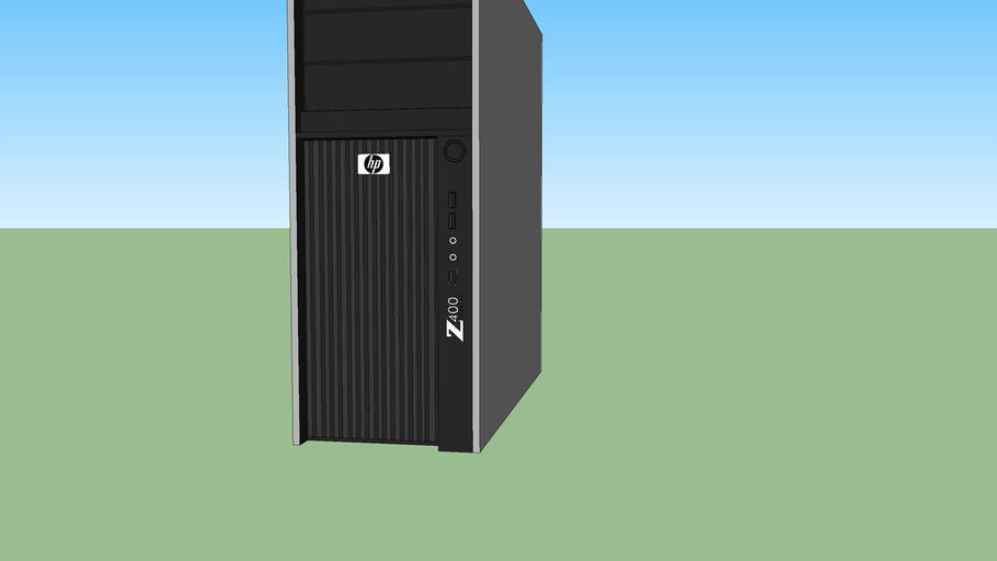 HP Z400 workstation computer | 3D Warehouse