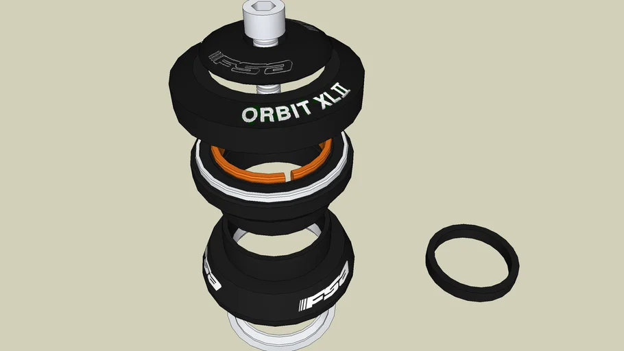 threadless mountain bike headset 3D Warehouse